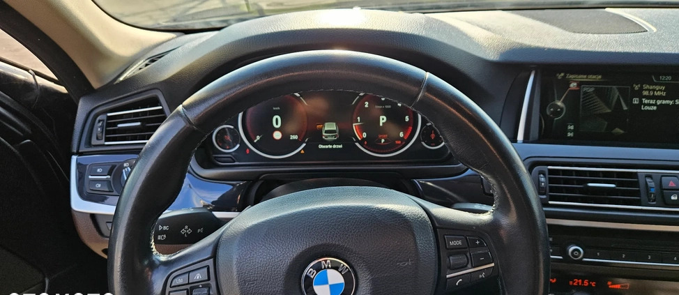 BMW Seria 5 cena 73900 przebieg: 220000, rok produkcji 2013 z Konin małe 667